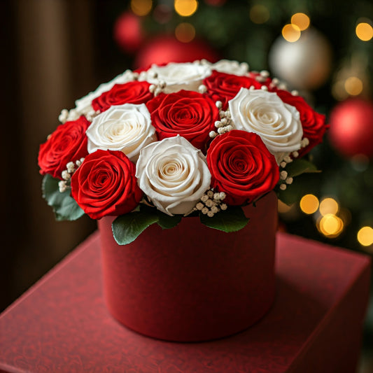 Preserved Roses: Infinity Roses for Christmas Gift