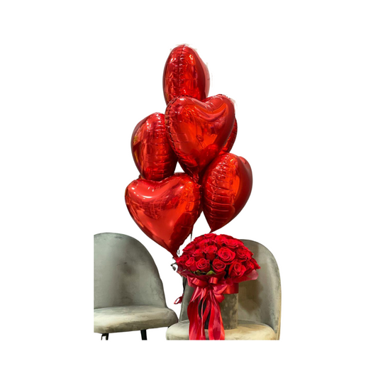 Best Valentine's Day Gifts for Her – Flowers & balloon Sets in Dubai