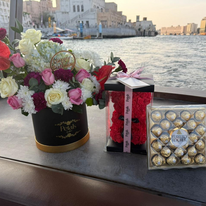 A Valentine Romance Box by the Creek in Dubai