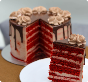 Choco Red Velvet Cake