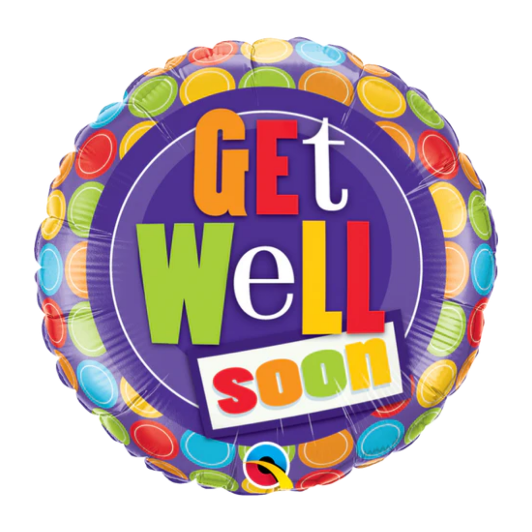 Get Well Dot Balloon