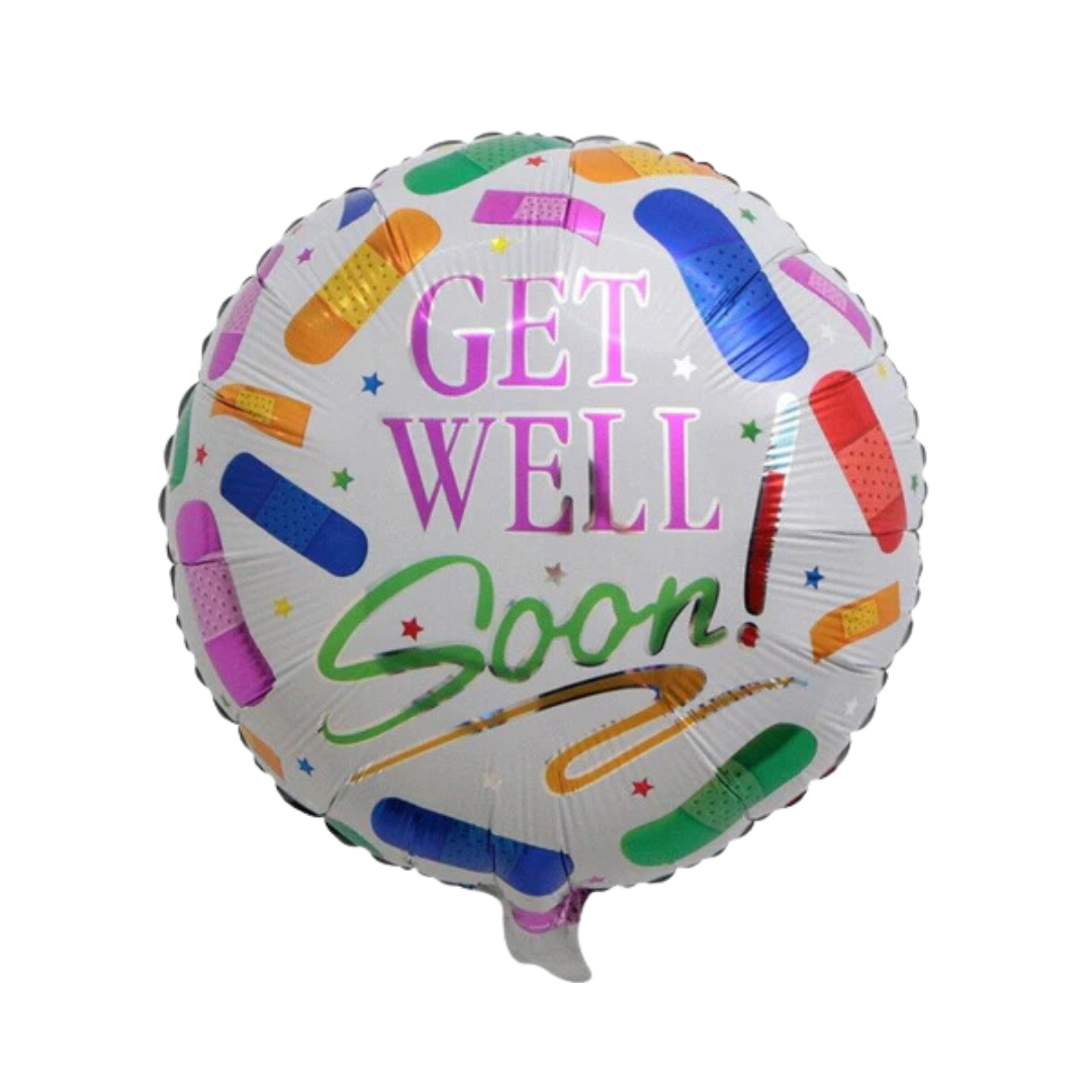 Get Well Soon - Roses Balloon