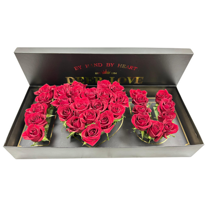 Love in Bloom - Heart Box Roses