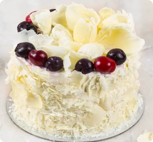 White Forrest Cake