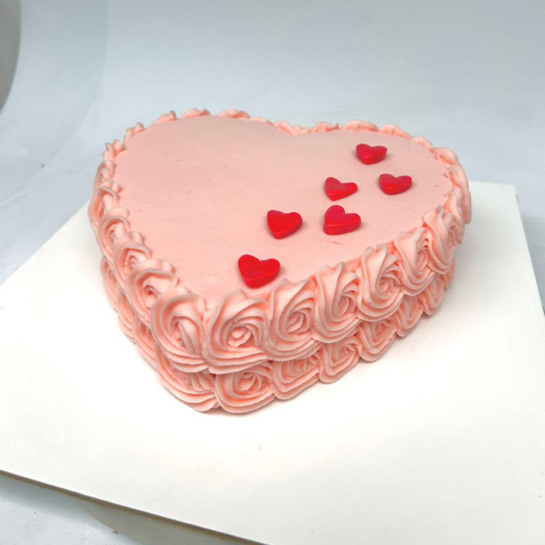 Valentine's Day Heart Cake